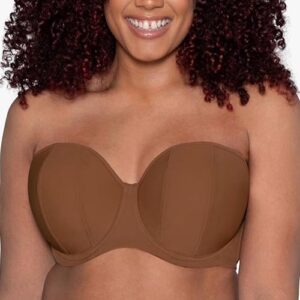 nude strapless bra